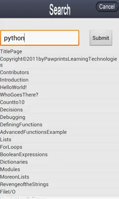 Python Programming in a day android App screenshot 6